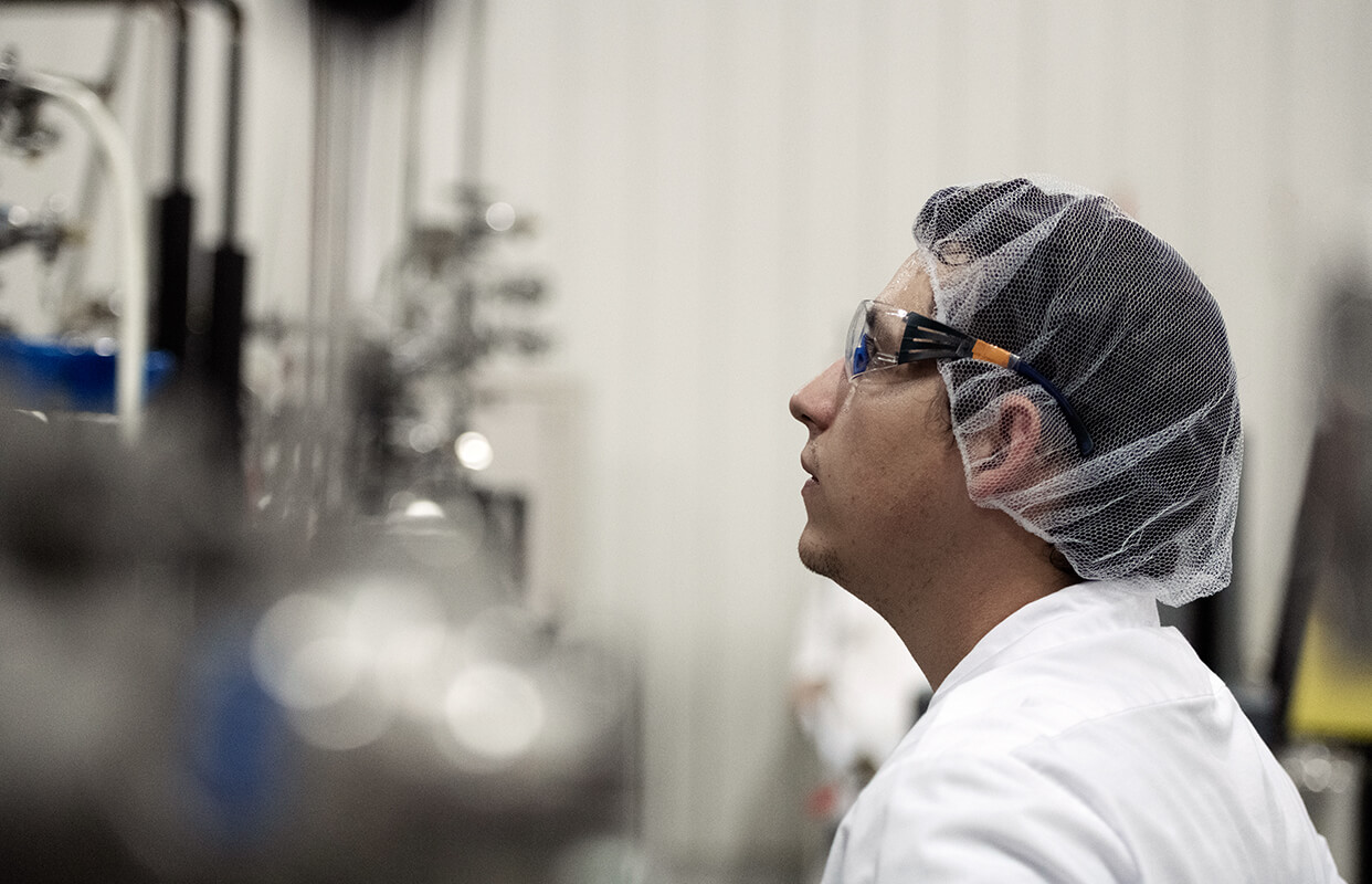 A Noblegen plant operator at work